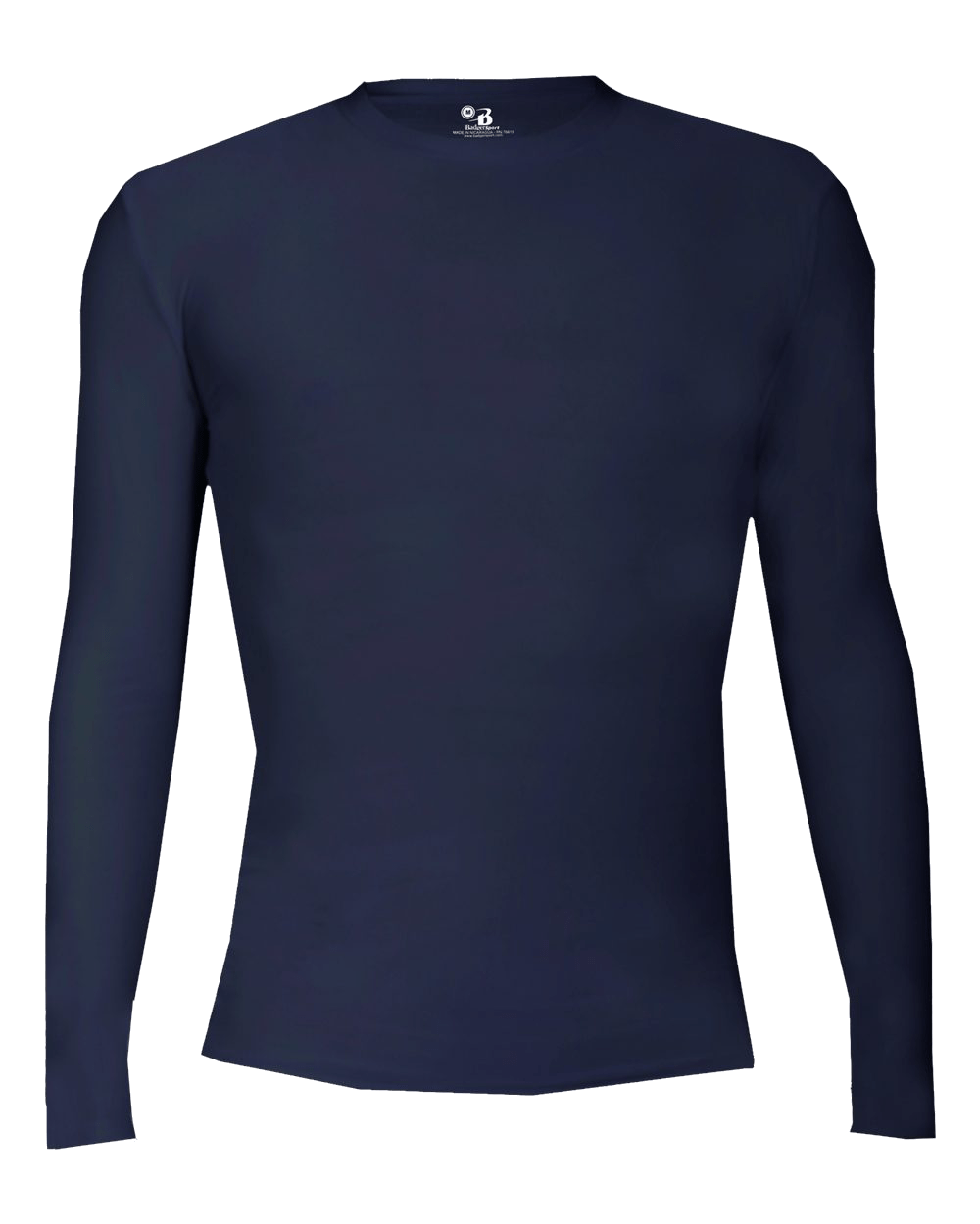 Badger Men's 4605 Pro-Compression Long-Sleeve Crew Shirt Badger