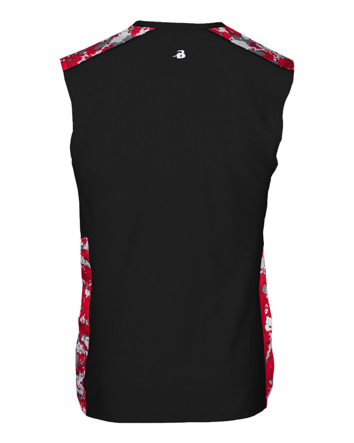 Badger Men's Digital Fitted Sleeveless Tee Badger