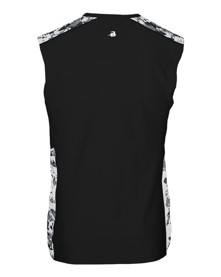 Badger Men's Digital Fitted Sleeveless Tee Badger