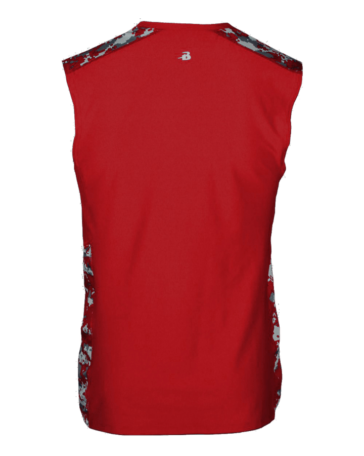 Badger Men's Digital Fitted Sleeveless Tee Badger