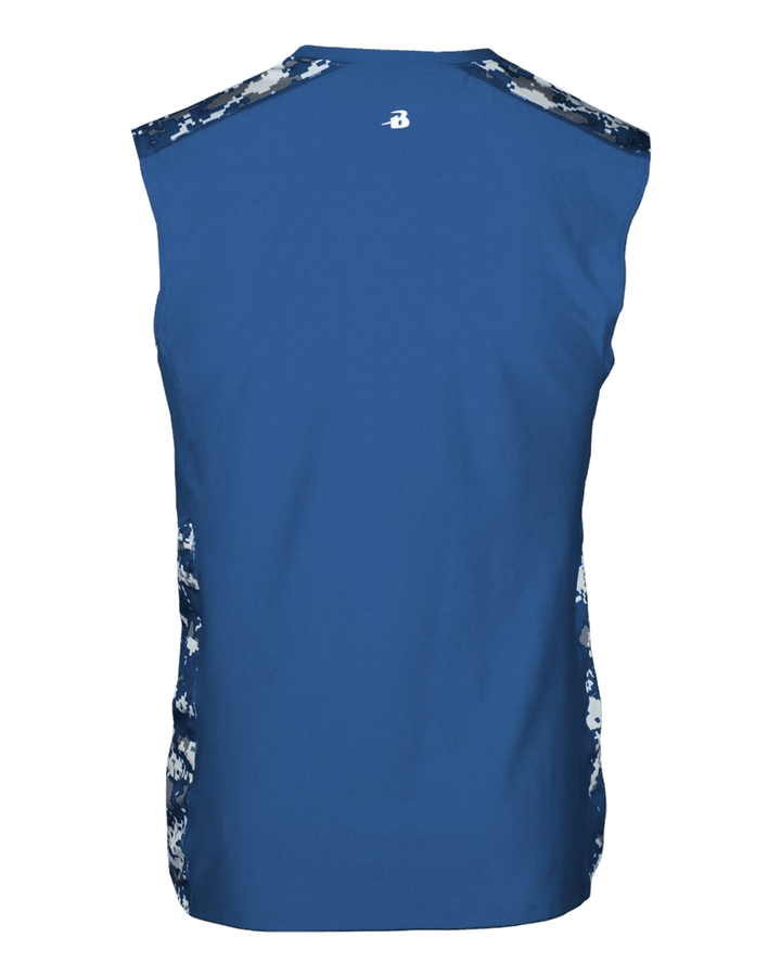 Badger Men's Digital Fitted Sleeveless Tee Badger