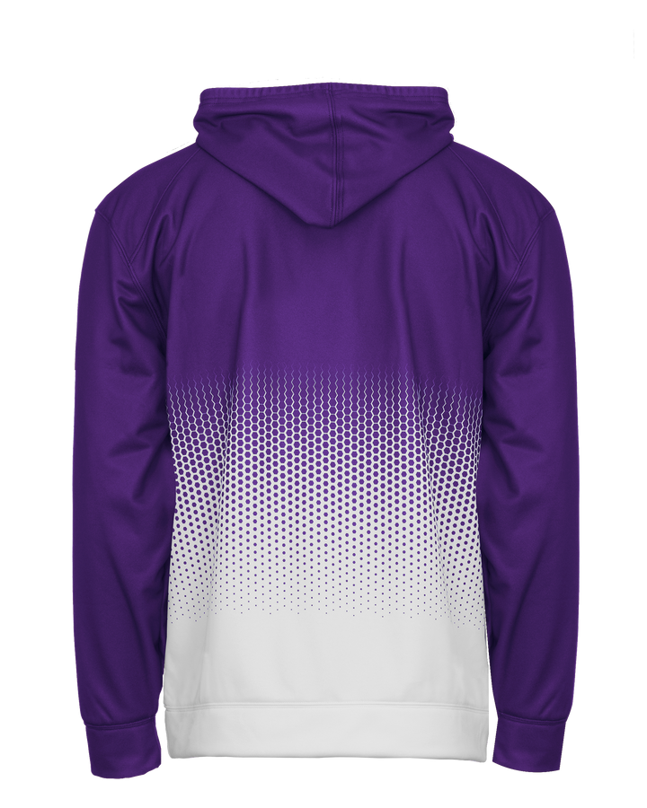 Badger Youth Hex 2.0 Perf. Fleece Hoodie Badger