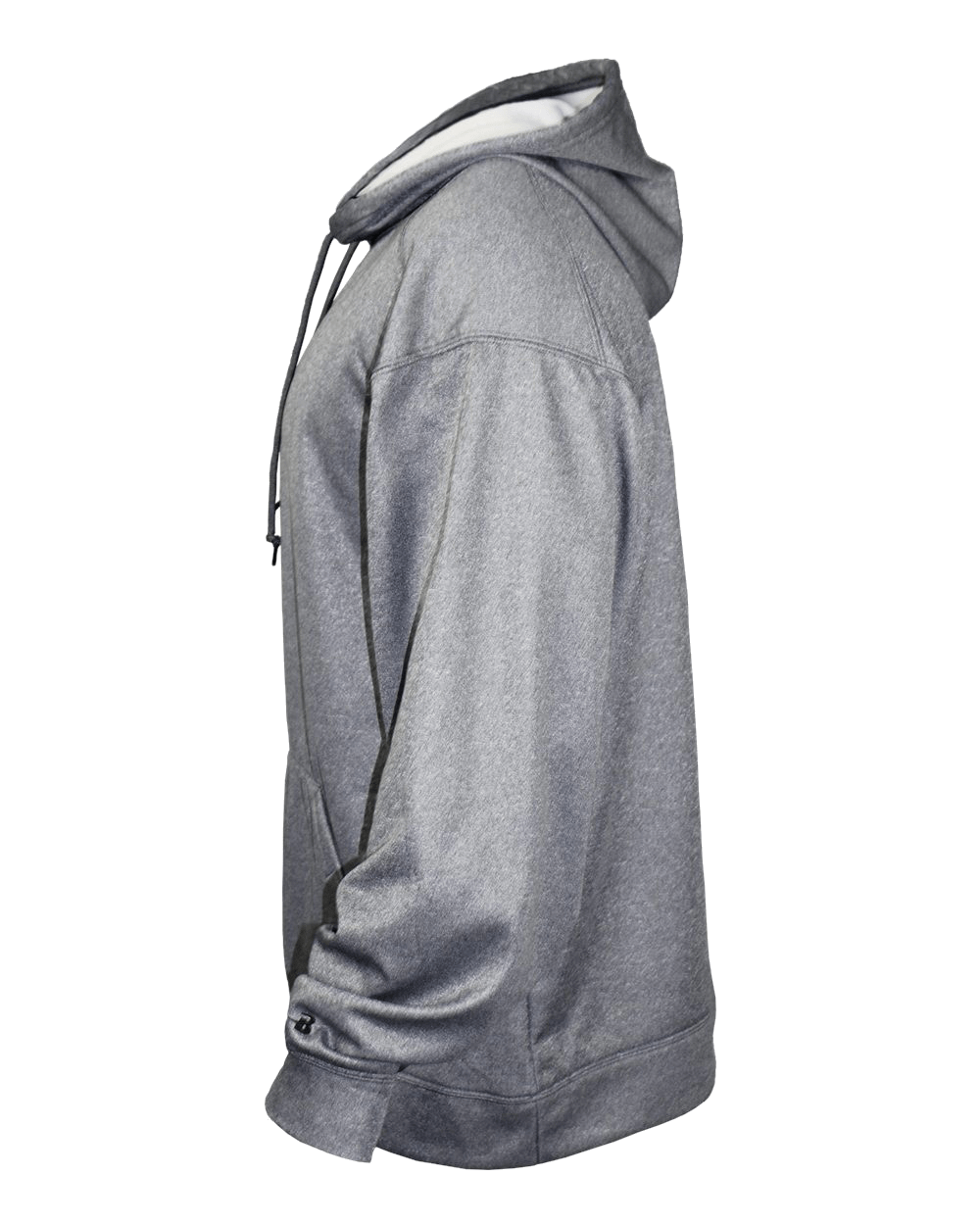 Badger Men's Pro Heather Fleece Hoodie Badger