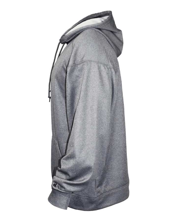 Badger Men's Pro Heather Fleece Hoodie Badger