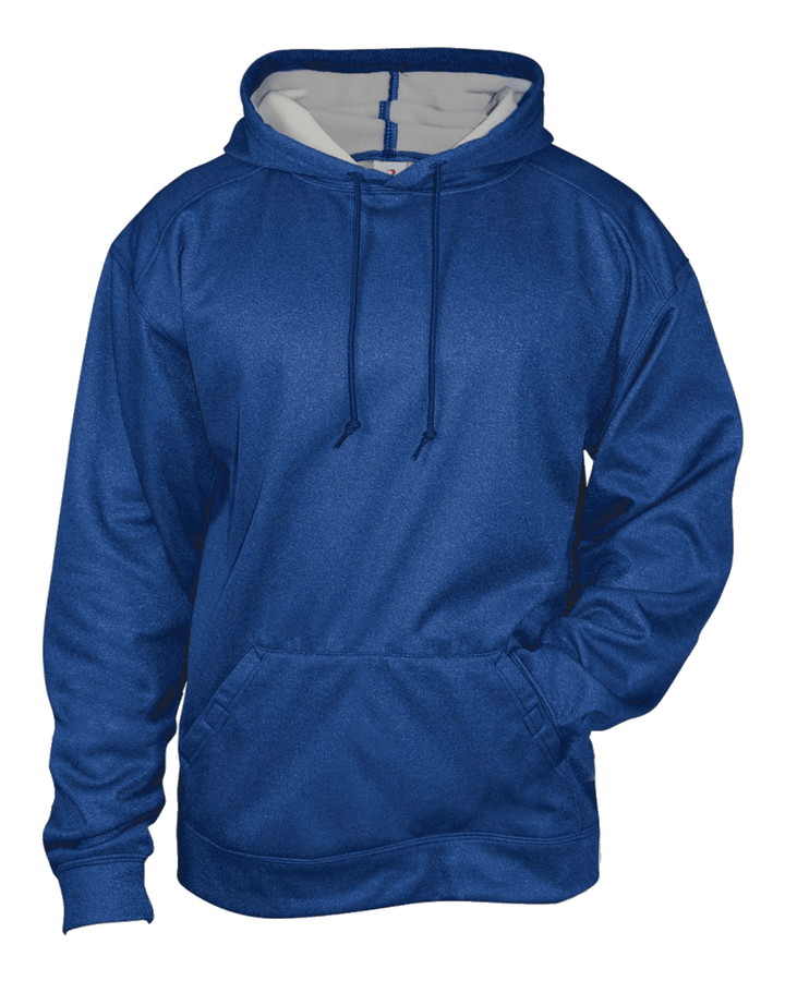 Badger Men's Pro Heather Fleece Hoodie Badger