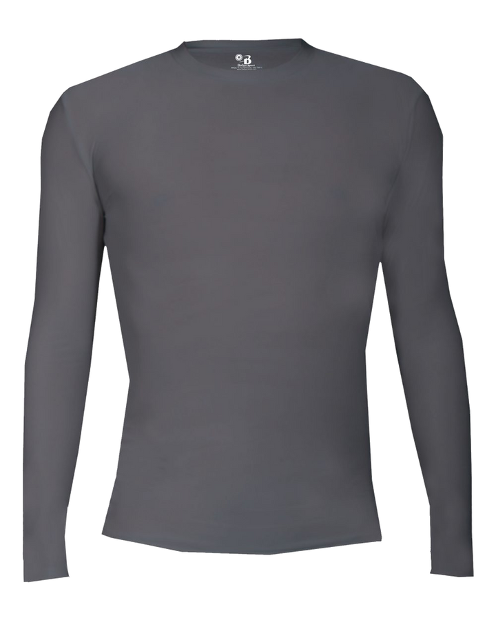 Badger 2605 Youth Pro-Compression Long-Sleeve Crew Shirt Badger