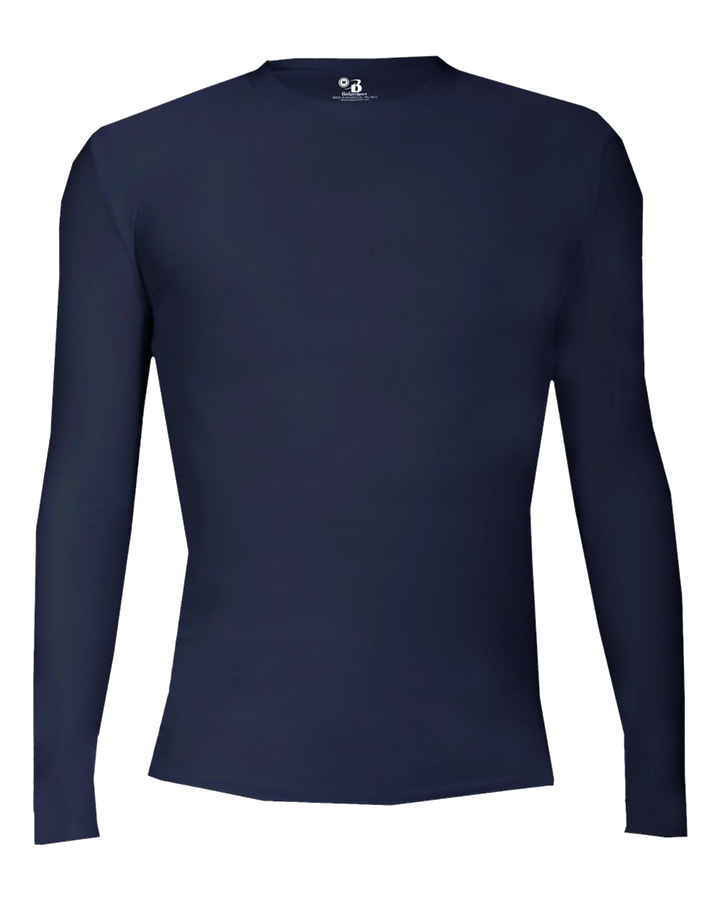 Badger 2605 Youth Pro-Compression Long-Sleeve Crew Shirt Badger