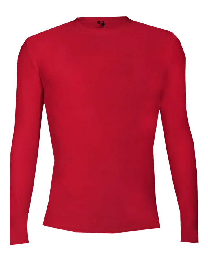 Badger 2605 Youth Pro-Compression Long-Sleeve Crew Shirt Badger