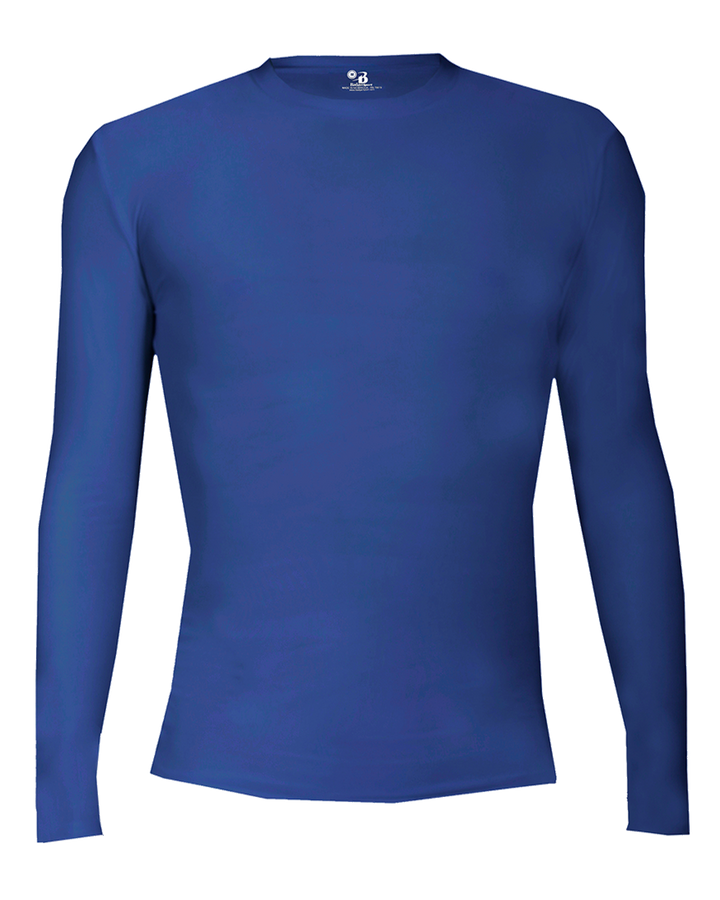 Badger 2605 Youth Pro-Compression Long-Sleeve Crew Shirt Badger