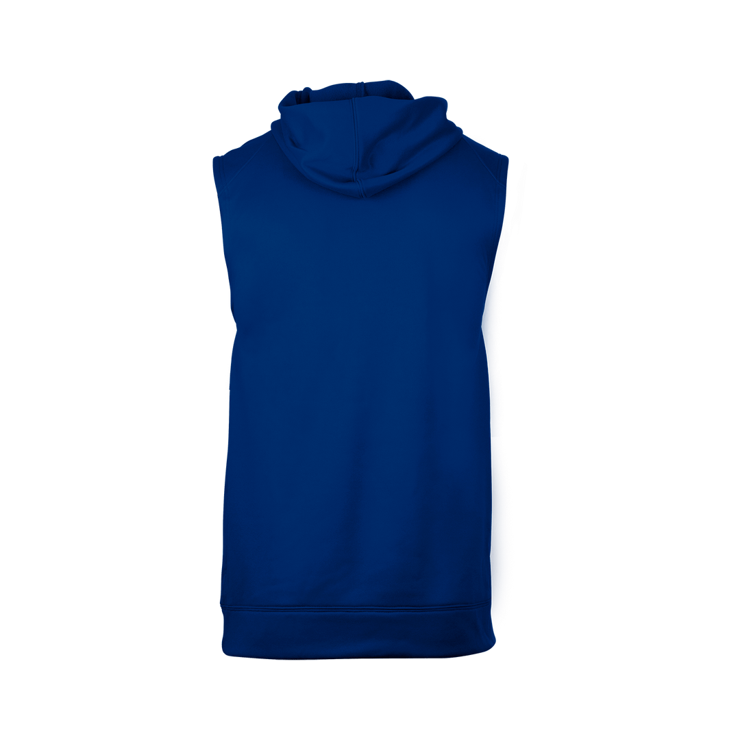 Badger Men's Perf. Fleece Sleeveless Hoodie Badger