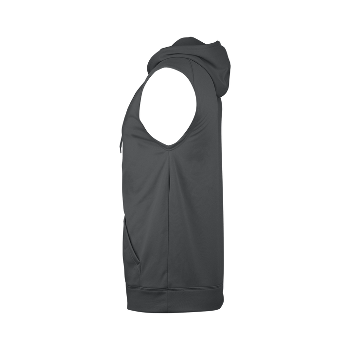 Badger Men's Perf. Fleece Sleeveless Hoodie Badger