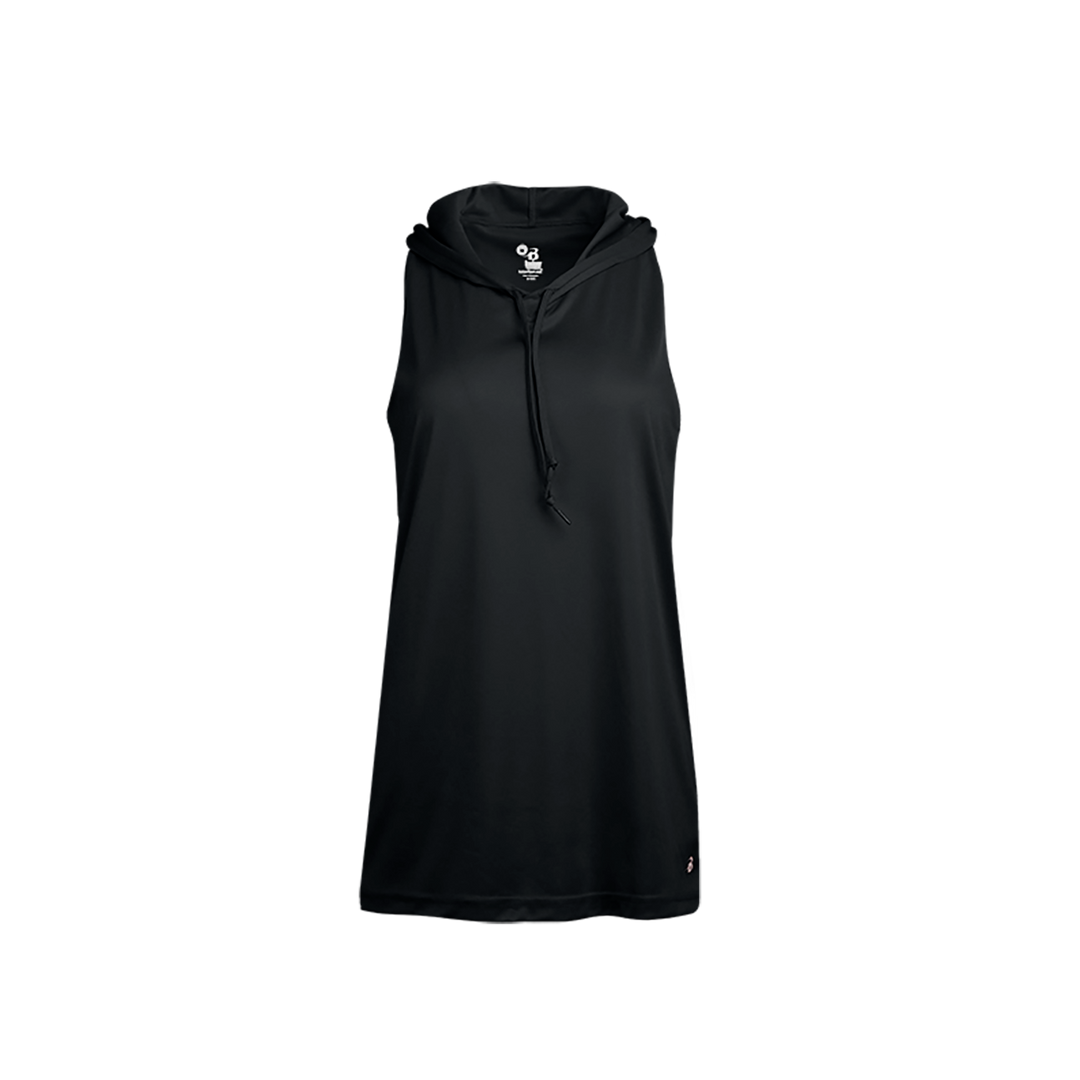 Badger Women's B-Core Racerback Hooded Tank Badger