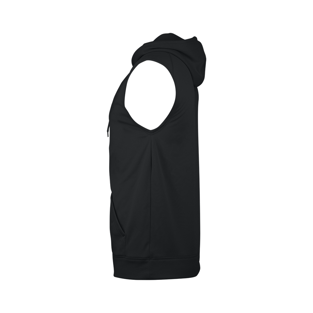 Badger Men's Perf. Fleece Sleeveless Hoodie Badger