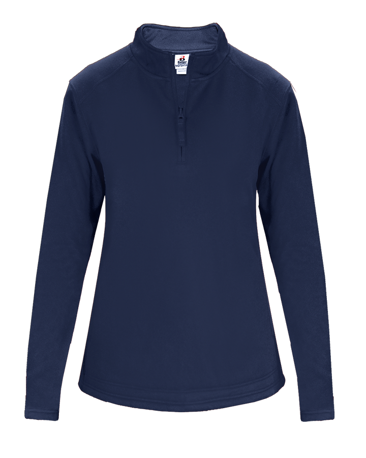 Badger Women's 1/4 Zip Perf. Fleece Badger