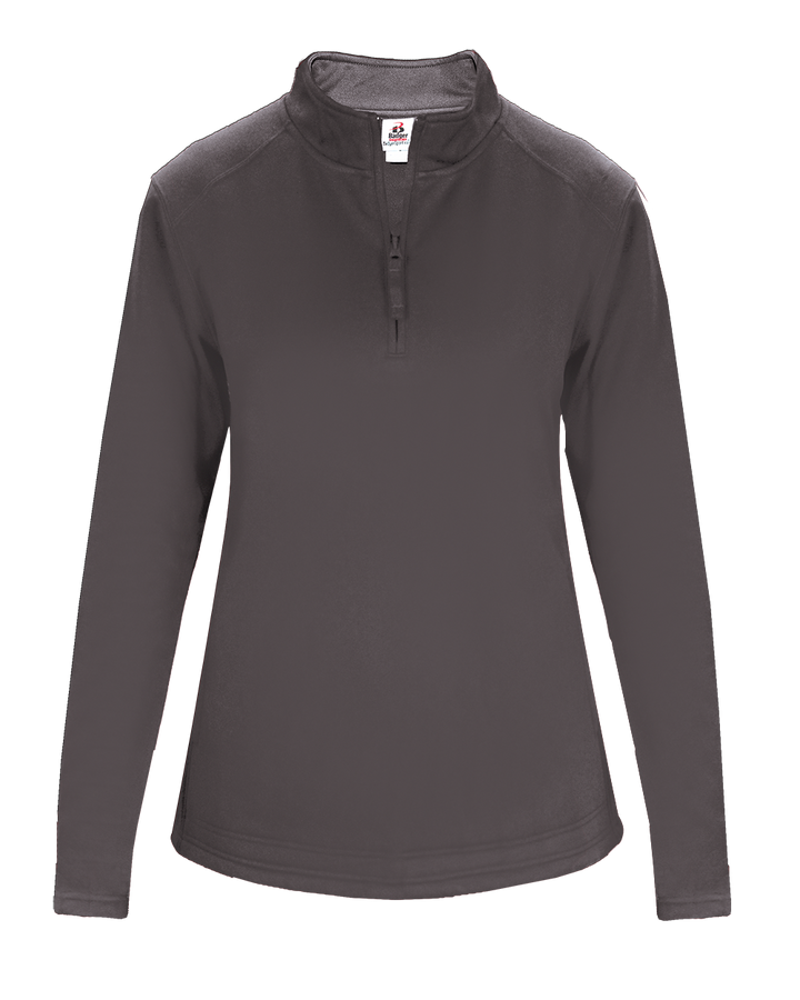 Badger Women's 1/4 Zip Perf. Fleece Badger