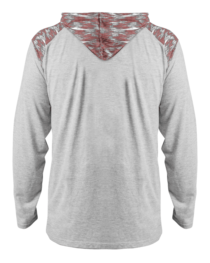 Badger Youth Vintage Flame Tri-Blend Hoodie Tee Badger