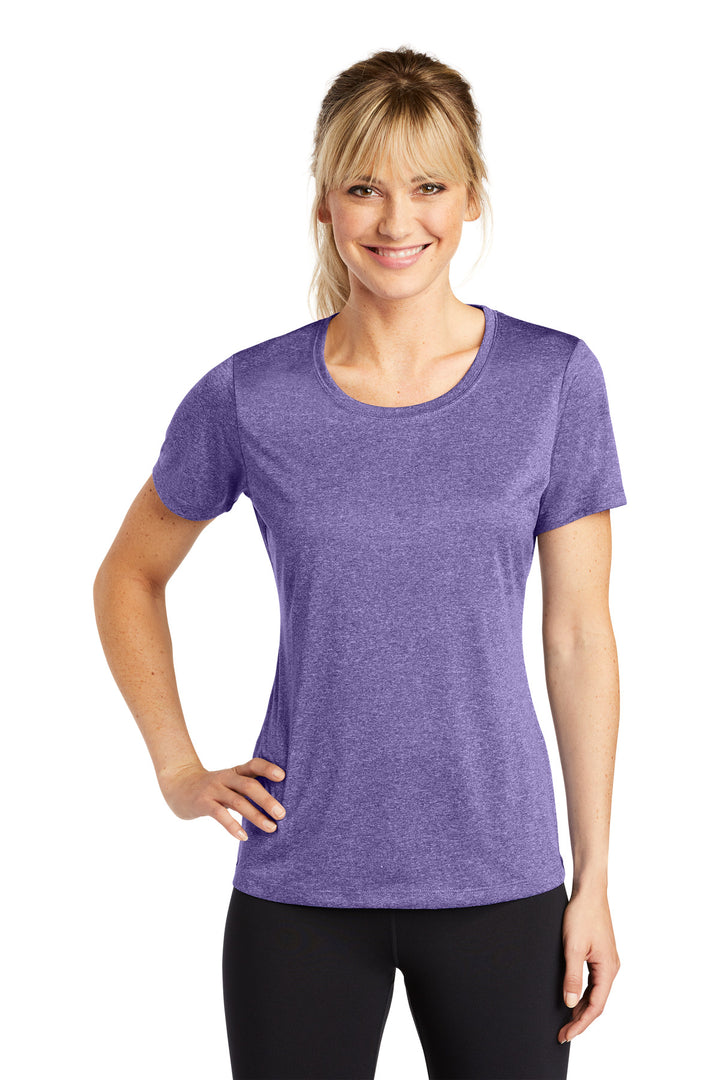 Sport-Tek Women's Heather Contender Scoop Neck Tee LST360