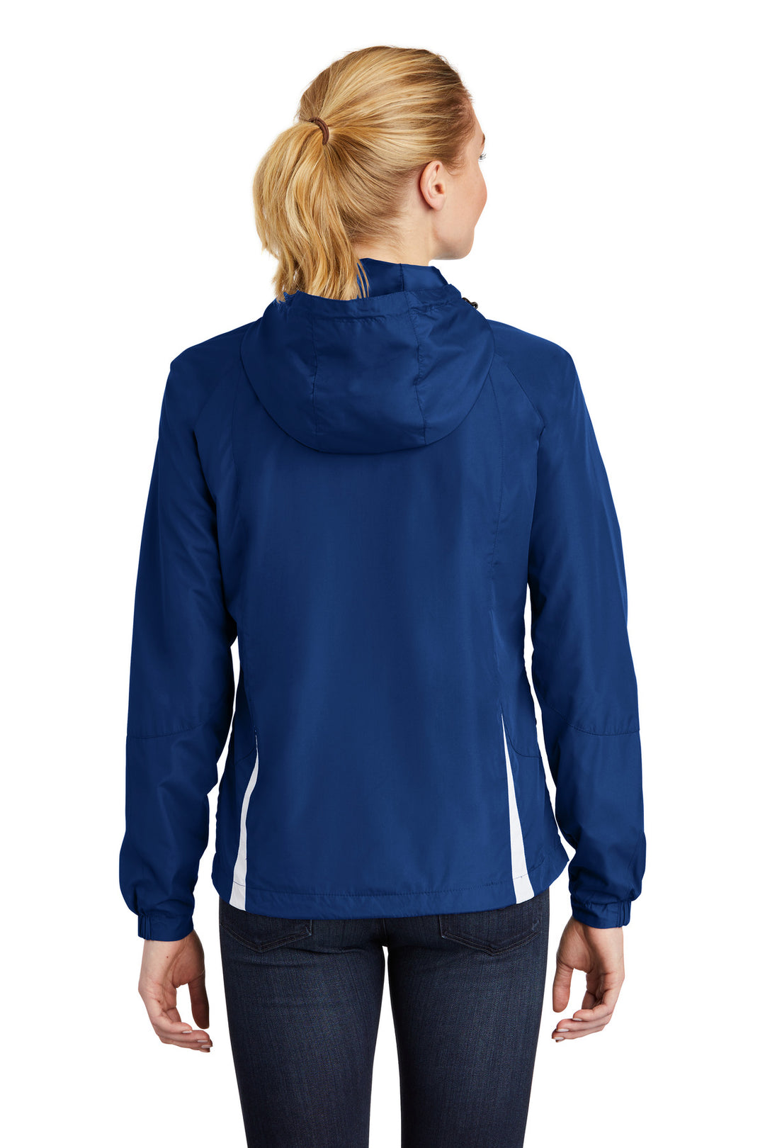 Sport-Tek Women's Colorblock Hooded Raglan Jacket