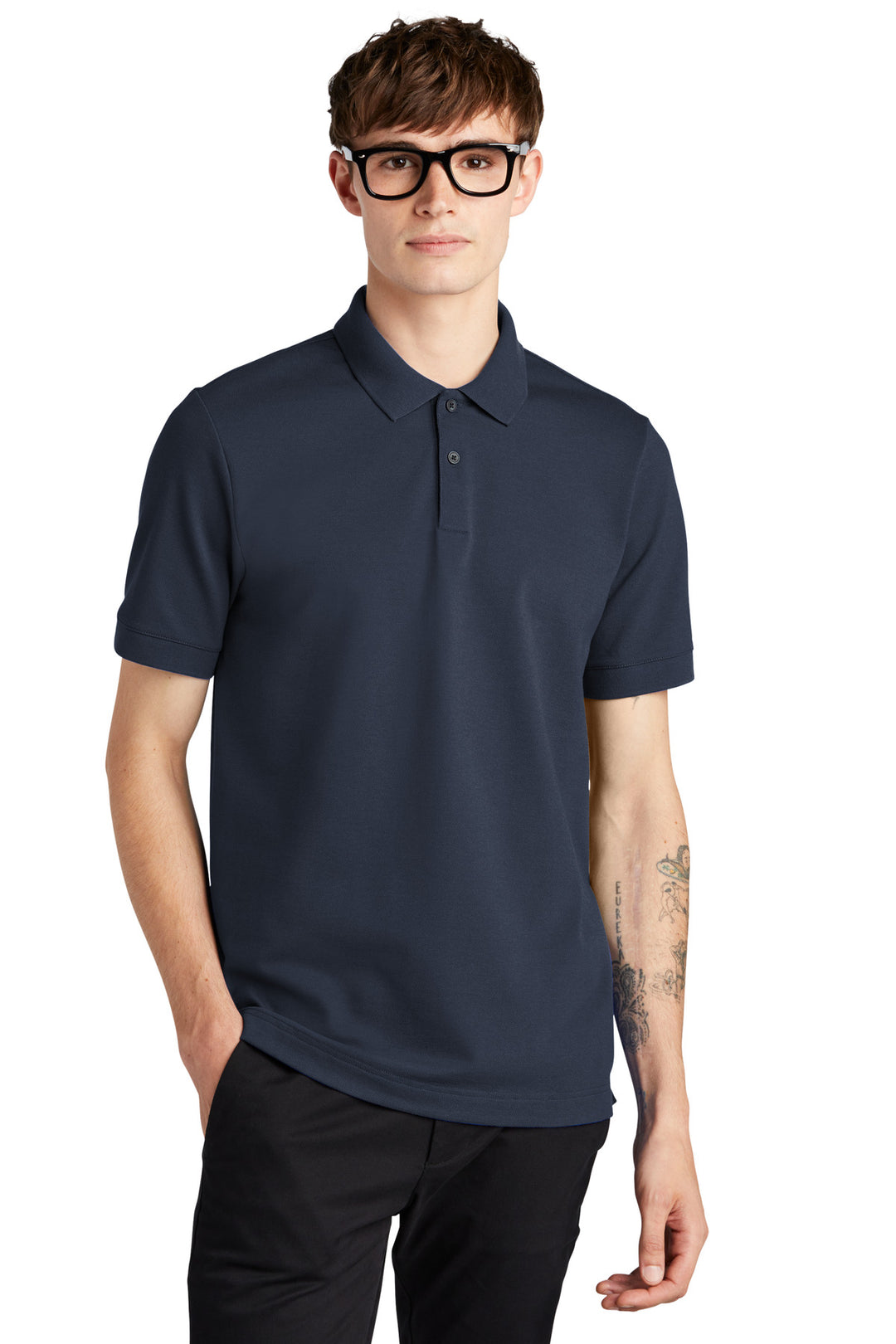 MERCER+METTLE Men's Stretch Heavyweight Pique Polo MM1000 Mercer+Mettle