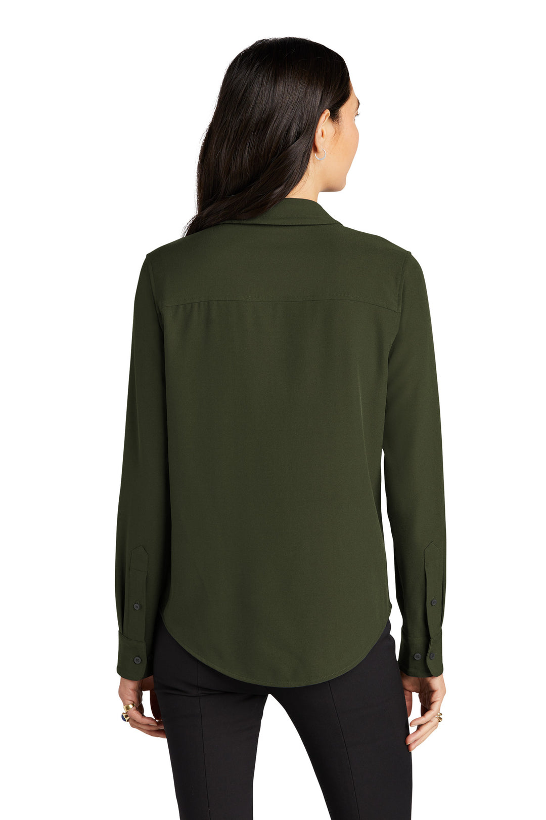 MERCER+METTLE Women's Stretch Crepe Long Sleeve Camp MM2013 Mercer+Mettle