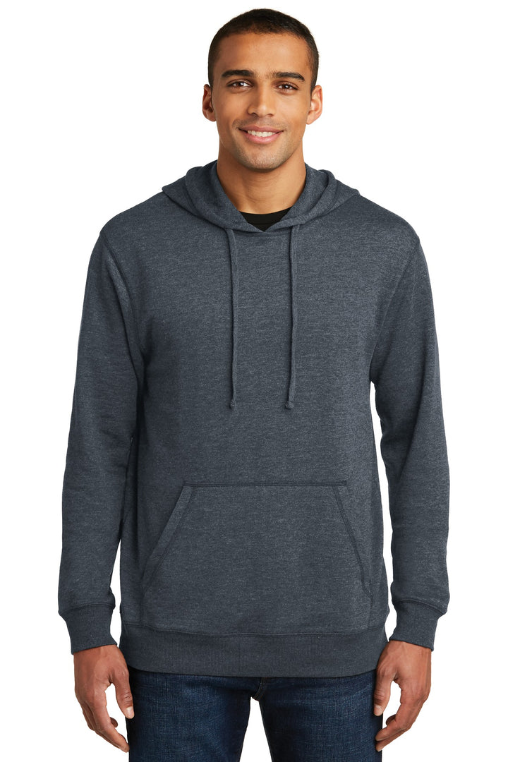 District Lightweight Fleece Hoodie. DM391 District