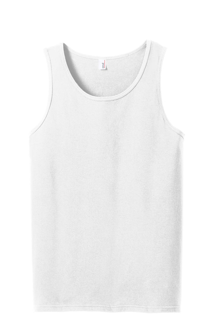 Anvil Men's 100% Combed Ring Spun Cotton Tank Top Anvil