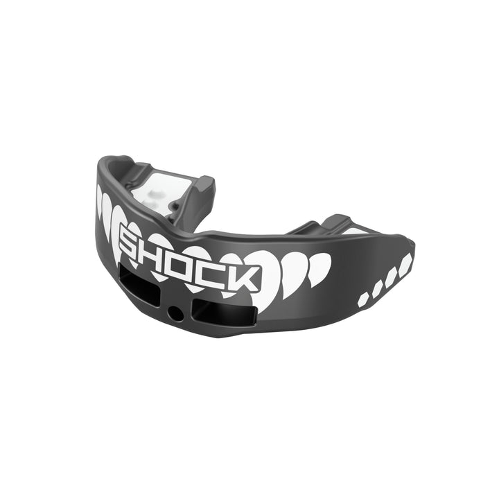 Shock Doctor Insta-Fit White/Red Flag Youth Mouthguard Shock Doctor