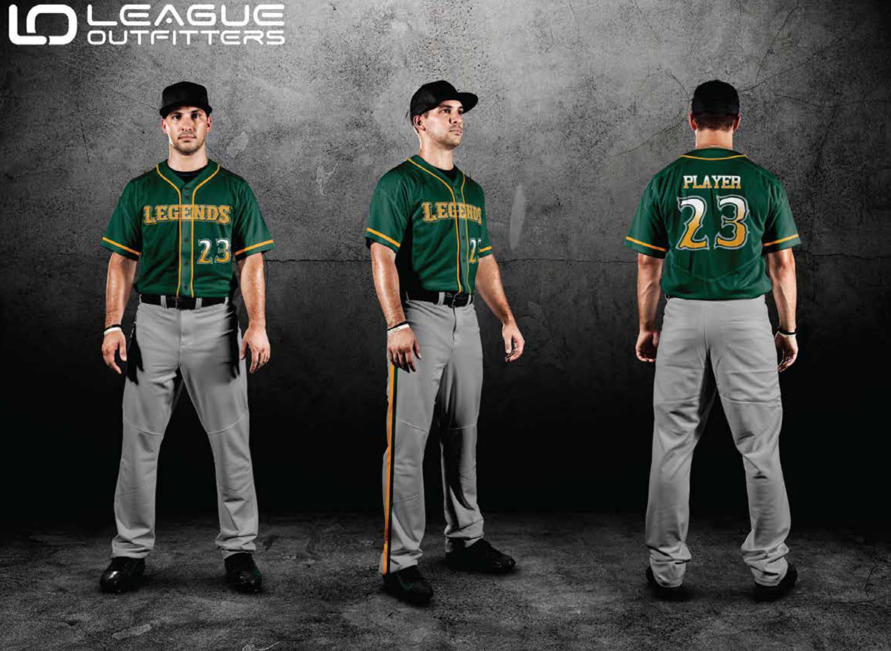 Sublimated Baseball Uniform Carolina