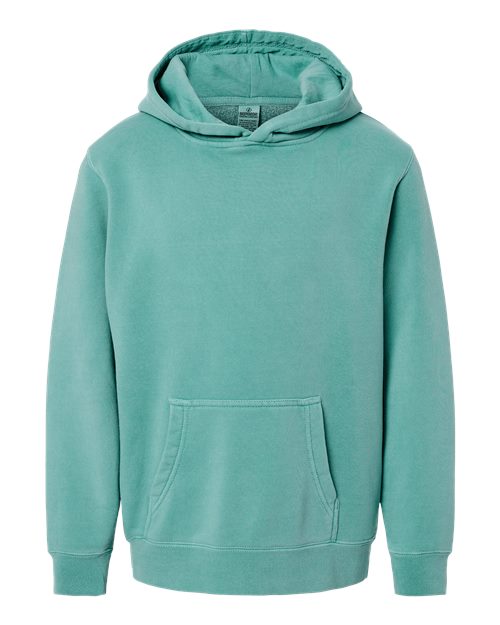 Unisex Midweight Pigment Dyed Hooded Pullover