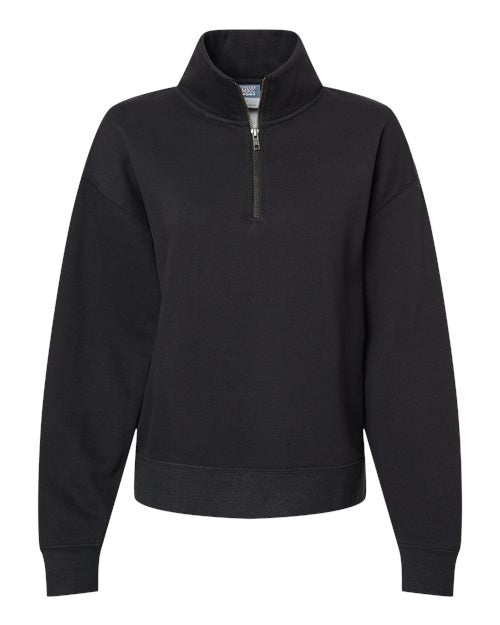 MV Sport Women's Sueded Fleece Quarter-Zip Sweatshirt MV Sport