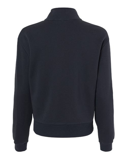 Alternative Women's Eco-Cozy Fleece Mock Neck Quarter-Zip Sweatshirt Alternative