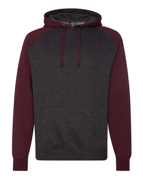 Independent Trading Co. Raglan Hooded Sweatshirt Independent Trading Co.