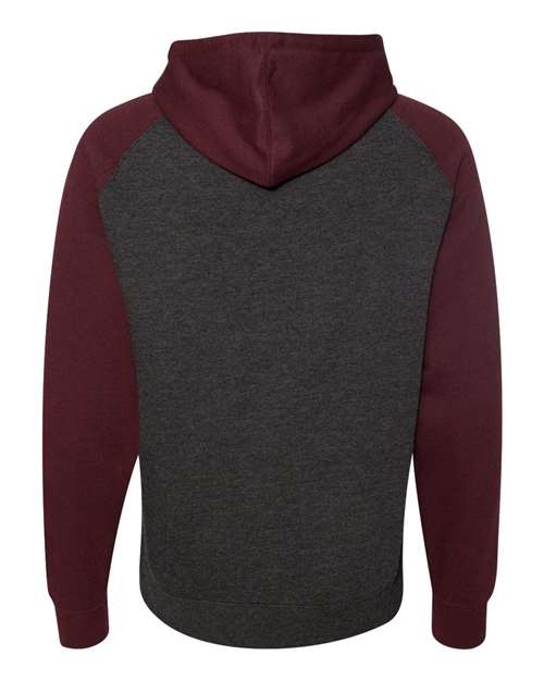 Independent Trading Co. Raglan Hooded Sweatshirt Independent Trading Co.