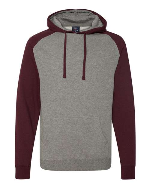 Independent Trading Co. Raglan Hooded Sweatshirt Independent Trading Co.