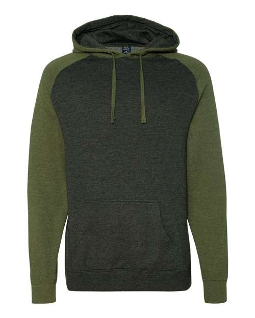 Independent Trading Co. Raglan Hooded Sweatshirt Independent Trading Co.