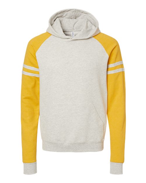 JERZEES Men's Nublend Varsity Colorblocked Raglan Hooded Sweatshirt JERZEES