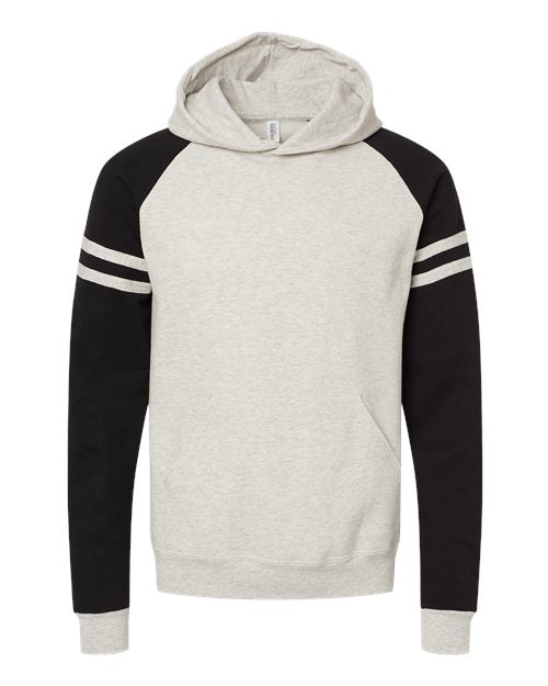 JERZEES Men's Nublend Varsity Colorblocked Raglan Hooded Sweatshirt JERZEES