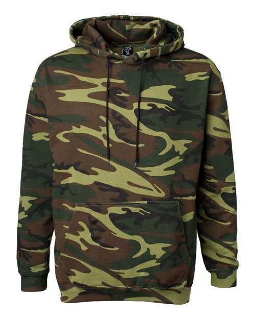 Code Five Men's Camo Pullover Fleece Hoodie Code Five