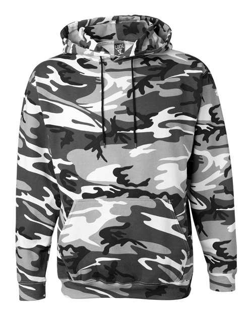 Code Five Men's Camo Pullover Fleece Hoodie Code Five