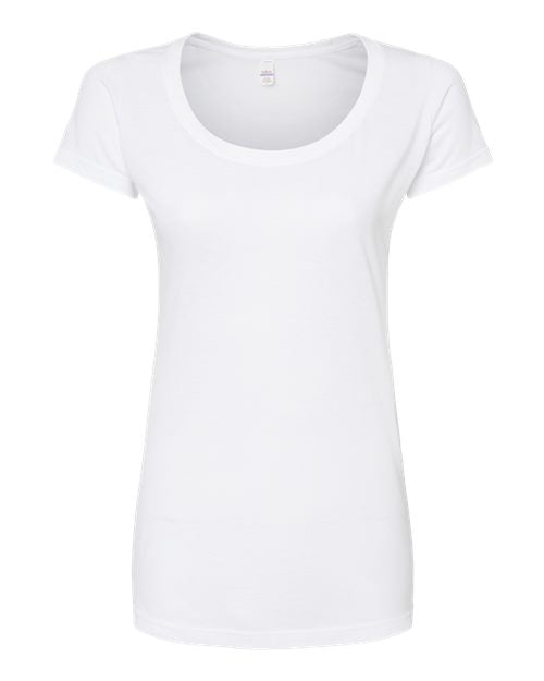 Tultex Women's Poly-Rich Scoop Neck T-Shirt Tultex