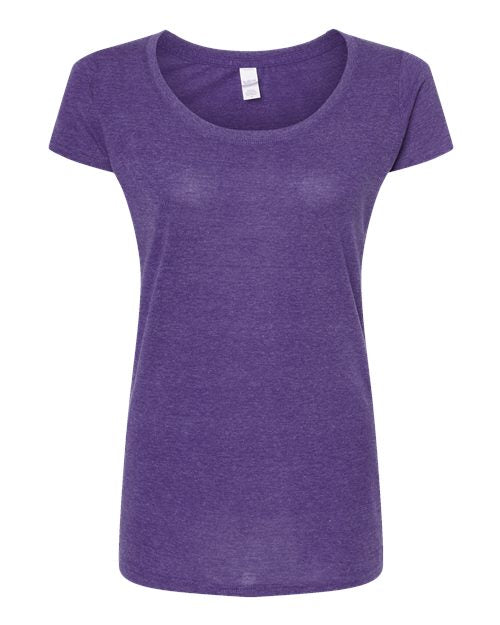 Tultex Women's Poly-Rich Scoop Neck T-Shirt Tultex