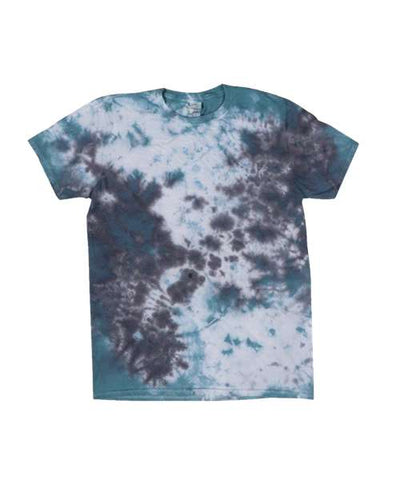 Dyenomite Men's LaMer Over-Dyed Crinkle Tie Dye T-Shirt Dyenomite