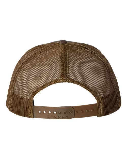 Richardson 112 Patterned Snapback Trucker Cap Richardson