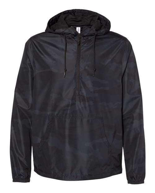 Independent Trading Co. Unisex Lightweight Quarter-Zip Windbreaker Pullover Jacket Independent Trading Co.