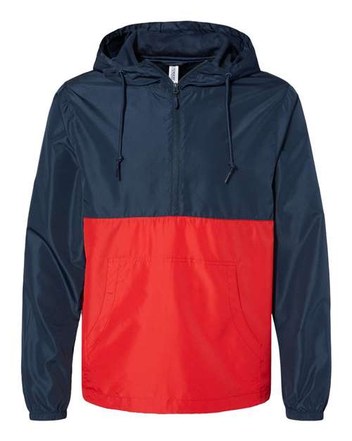 Independent Trading Co. Unisex Lightweight Quarter-Zip Windbreaker Pullover Jacket Independent Trading Co.