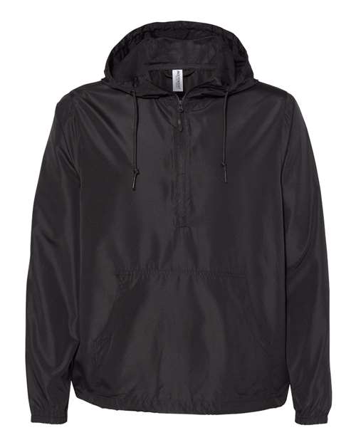 Independent Trading Co. Unisex Lightweight Quarter-Zip Windbreaker Pullover Jacket Independent Trading Co.