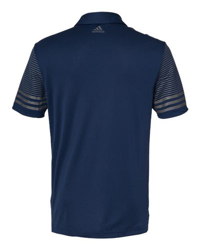 Adidas Men's Striped Sleeve Polo Adidas