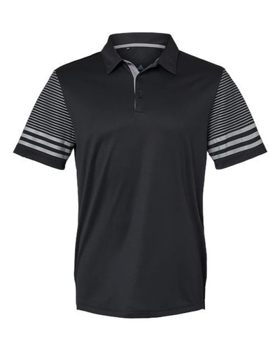 Adidas Men's Striped Sleeve Polo Adidas