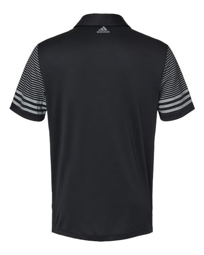 Adidas Men's Striped Sleeve Polo Adidas