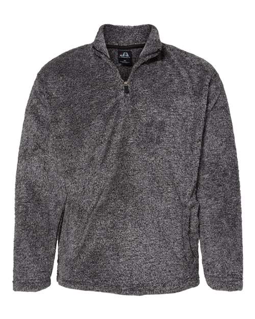 J. America Men's Boundary Shag Frosty Sherpa Quarter-Zip Pullover J. America